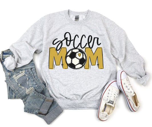 Team Go Mom (Soccer - Vegas/Old Gold) - DTF