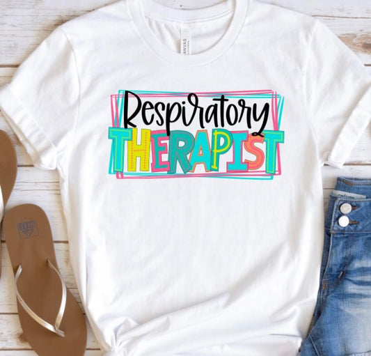 Respiratory Therapist (doodle letters) - DTF