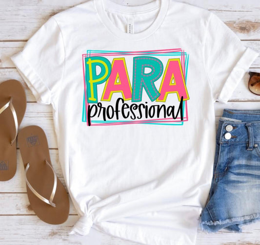 Paraprofessional (doodle letters) - DTF